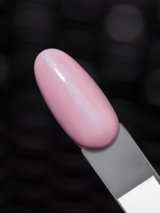 Saute Nails Lakier hybrydowy S196 Stracciatella – pudrowy róż z drobinką 8 ml