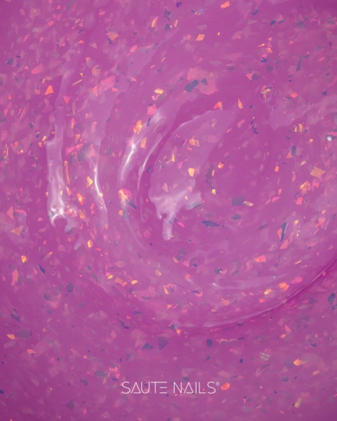 Saute Nails Żel budujący Easy Levelling PRO Shiny Rose 50g – opalizujący róż