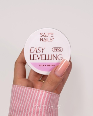 Saute Nails Żel budujący Easy Levelling PRO Silky Beige 50g – beż nude
