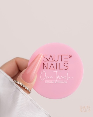 Saute Nails Żel budujący One Touch Natural Extension 30g – beżowy nude