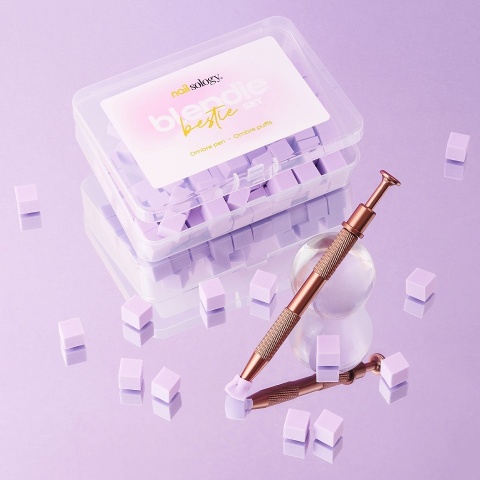 CLAVIER Nailsology Blendie Bestie Set 100 szt. Zestaw do Ombre