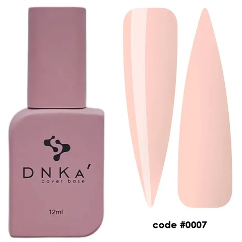 DNKa Fast Gel #0007 Polyhymnia 12 ml – ciepły beżowy nude cover