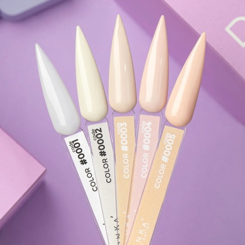 DNKa Lakier Hybrydowy Color #0001 biały mleczny 12 ml – klasyczna biel