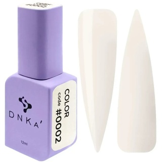 DNKa Lakier Hybrydowy Color #0002 nude beżowy 12 ml – naturalny odcień