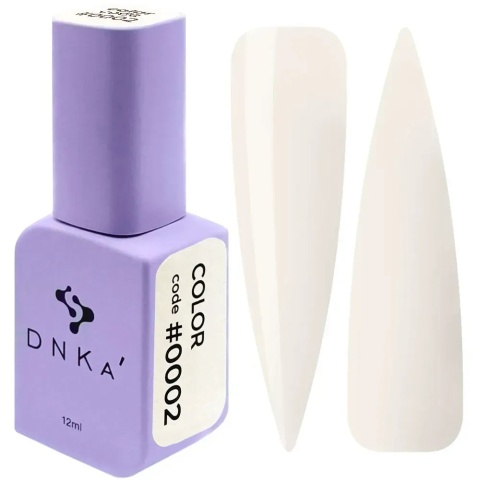 DNKa Lakier Hybrydowy Color #0002 nude beżowy 12 ml – naturalny odcień