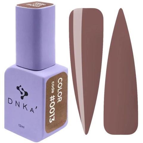 DNKa Lakier Hybrydowy Color #0013 brązowy nude 12 ml – ciepły odcień