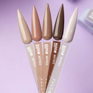 DNKa Lakier Hybrydowy Color #0014 ciemny brąz 12 ml – głęboki odcień