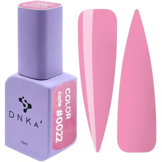 DNKa Lakier Hybrydowy Color #0022 różowy 12 ml – intensywny róż