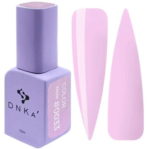 DNKa Lakier Hybrydowy Color #0033 pastelowy róż nude 12 ml – subtelny odcień