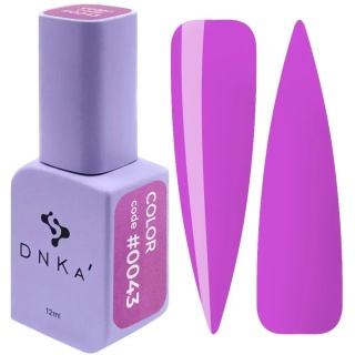 DNKa Lakier Hybrydowy Color #0043 fuksja neonowa 12 ml – intensywny odcień