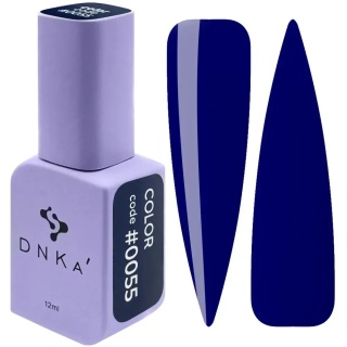 DNKa Lakier Hybrydowy Color #0055 granat głęboki 12 ml – klasyczny odcień