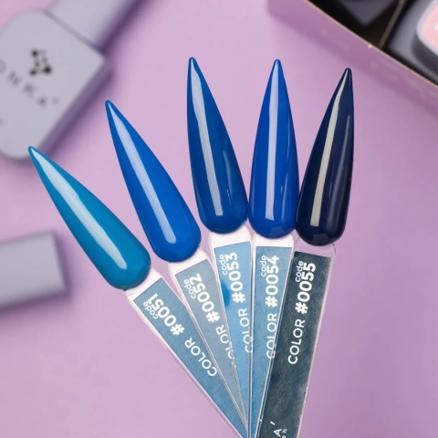 DNKa Lakier Hybrydowy Color #0055 granat głęboki 12 ml – klasyczny odcień