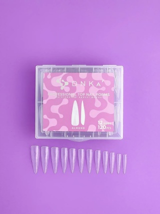DNKa Top Nail Forms Almond 120 szt – formy górne do paznokci migdał