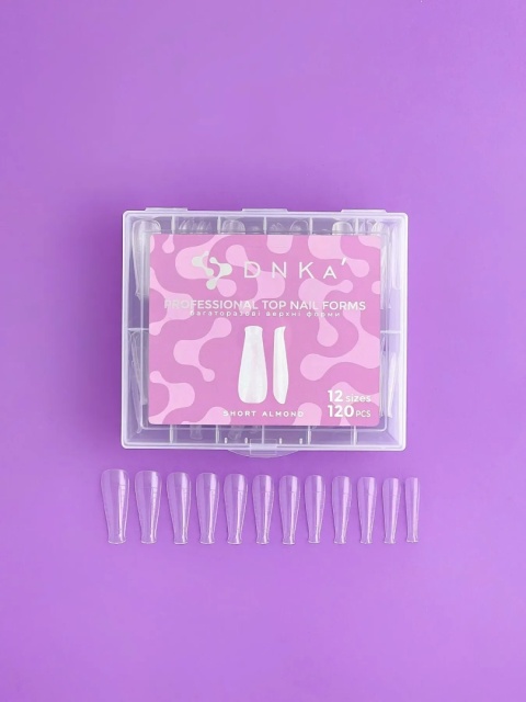 DNKa Top Nail Forms Short Almond 120 szt – formy górne do paznokci