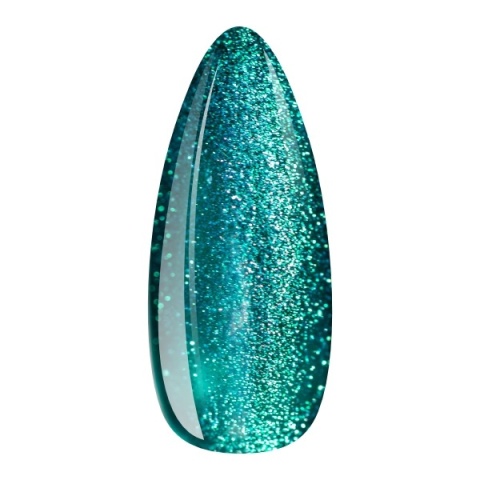 EM Nail Cat Eye 7D 24 Green Aura szmaragdowa zieleń