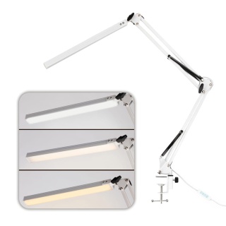 Lampka kosmetyczna biurkowa do manicure 12W biała MT-328