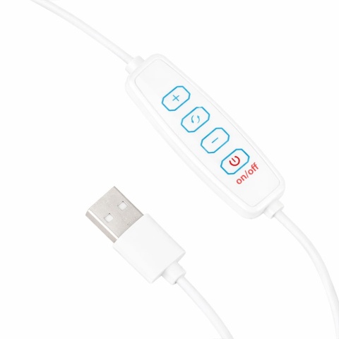 Lampka kosmetyczna biurkowa do manicure 12W biała MT-328