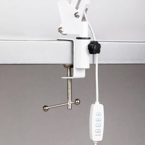 Lampka kosmetyczna biurkowa do manicure 12W biała MT-328