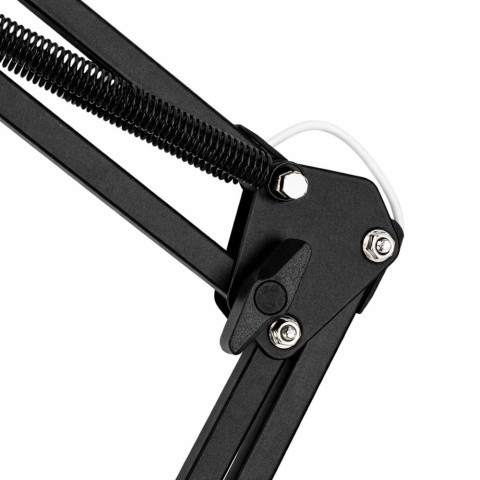 Lampka kosmetyczna biurkowa do manicure 13W czarna MT-328