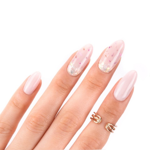 Molly Nails Flowers Nails 150 lakier hybrydowy 8g HEMA Free,suszone kwiatki