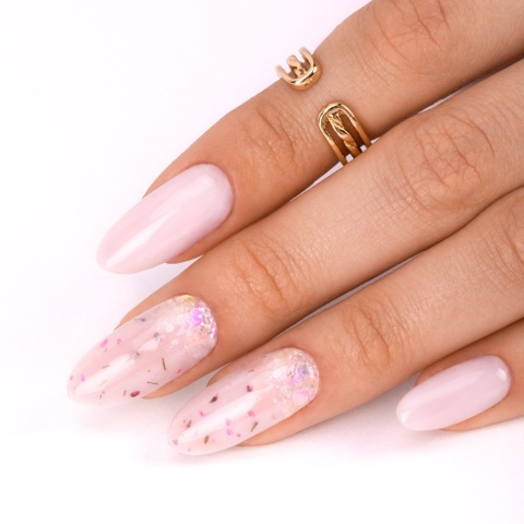 Molly Nails Flowers Nails 150 lakier hybrydowy 8g HEMA Free,suszone kwiatki