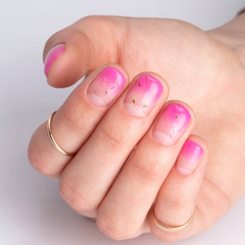 Molly Nails Flowers Nails 150 lakier hybrydowy 8g HEMA Free,suszone kwiatki