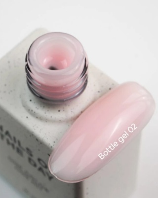 NAILSOFTHEDAY Bottle Gel 02 blado-różowy żel 10 ml