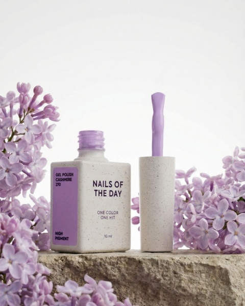 NAILSOFTHEDAY Cashmere 270 pastelowa lawenda 10ml