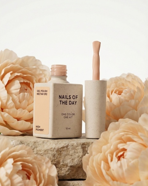 NAILSOFTHEDAY Nectar 092 pastelowa jasna brzoskwinia 10ml