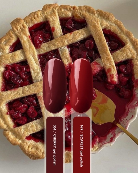 NAILSOFTHEDAY Scarlett Gel Polish lakier hybrydowy bordo, czerwony 10 ml