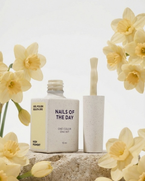 NAILSOFTHEDAY South 090 pastelowy maślany żółty 10ml