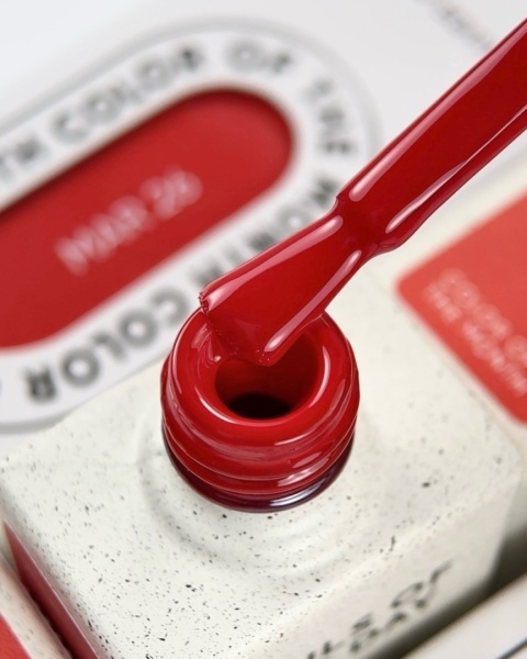 NAILSOFTHEDAY Wild March 2026 jaskrawa czerwień 10ml