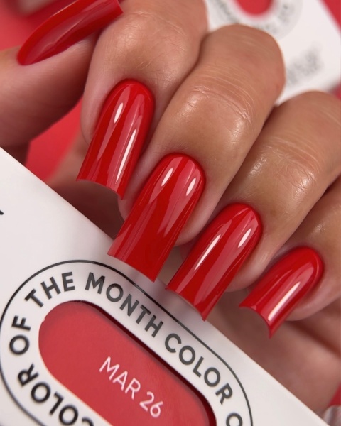 NAILSOFTHEDAY Wild March 2026 jaskrawa czerwień 10ml