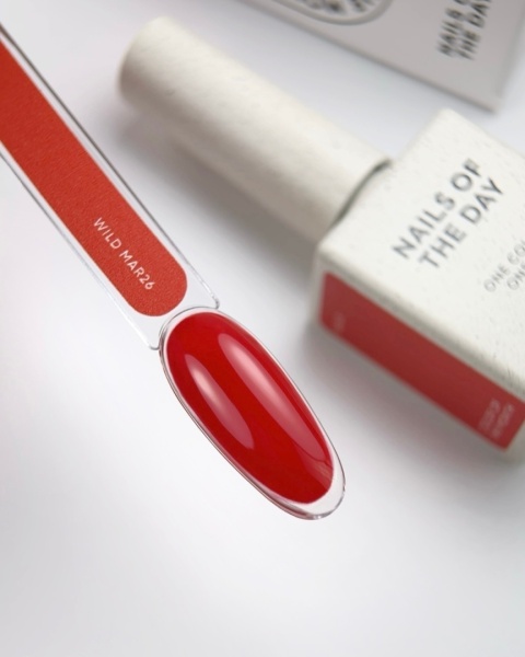 NAILSOFTHEDAY Wild March 2026 jaskrawa czerwień 10ml