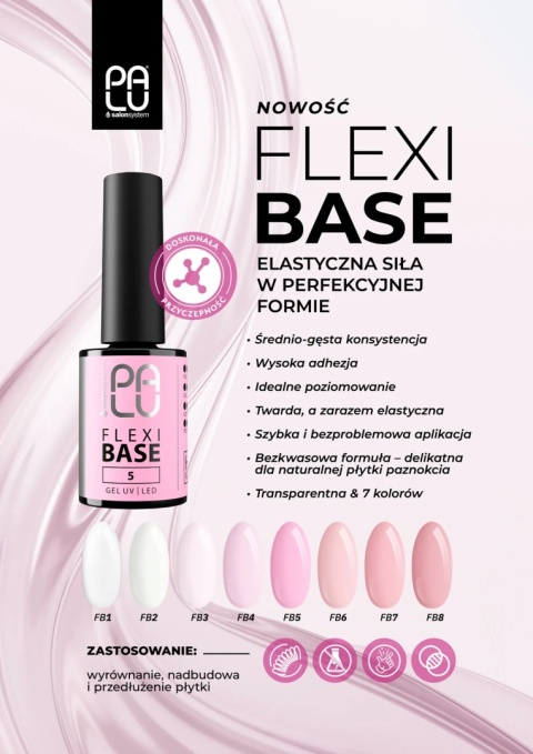 PALU Flexi Base 3 11g – subtelny rozbielony róż