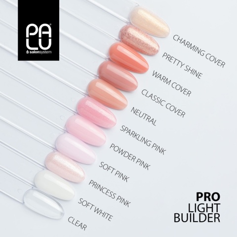 PALU Pro Light Builder Gel Sparkling Pink 12 g żel budujący