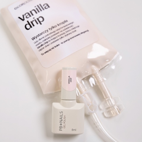 PB Nails Lakier hybrydowy Vanilla Drip 8 ml kremowy beż
