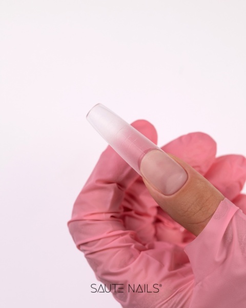 Saute Nails Tipsy do paznokci Soft Tips Ballerina transparentne 360 szt. 15 rozmiarów