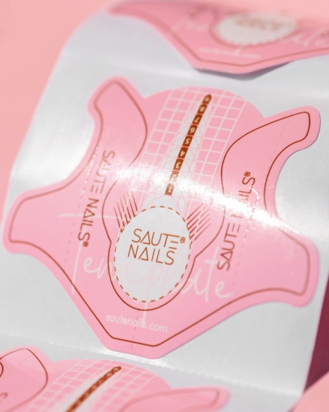 Saute Nails Formy do paznokci Saute Nails szablony do przedłużania 300 szt.