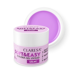 Claresa Soft&Easy Builder Gel Lilac żel budujący do paznokci 45g