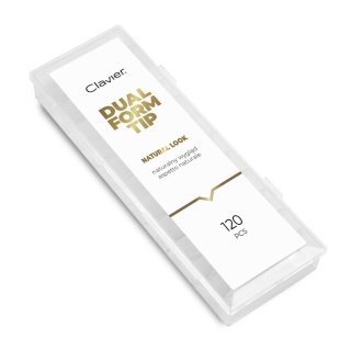 Clavier Dual Formy Naturalny Look górne do paznokci żel akrylożel 120 szt