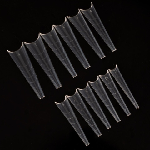 Clavier Dual Formy Migdał Rosyjski Wąski górne do paznokci 70 szt