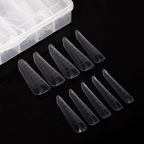 Clavier Dual Formy Migdał Rosyjski górne do paznokci 120 szt