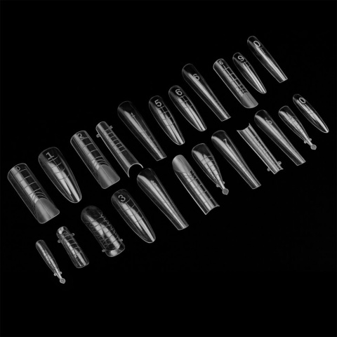 Clavier Dual Form Tip formy górne do przedłużania paznokci MIX 288 szt