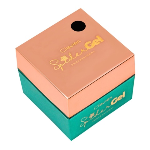 Clavier Spider Gel czarny żel do zdobień paznokci pajęcza sieć 5g