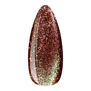 EM Nail Cat Eye 7D 22 Night Jewel brąz ze złotem