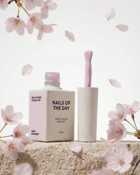 NAILSOFTHEDAY Floria 187 pastelowy róż 10ml