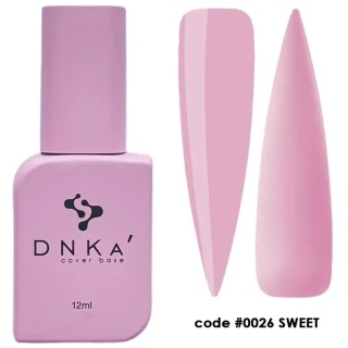 DNKa' Cover Base #0026 Sweet 12 ml – baza hybrydowa kamuflująca
