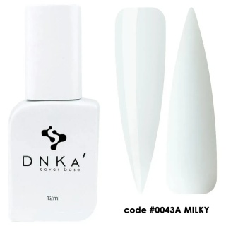 DNKa Cover Base 0043A Milky 12 ml baza kauczukowa mleczna