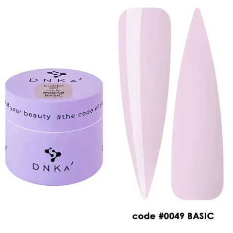 DNKa Builder Gel 0049 Basic 15 ml żel budujący mleczny różowy